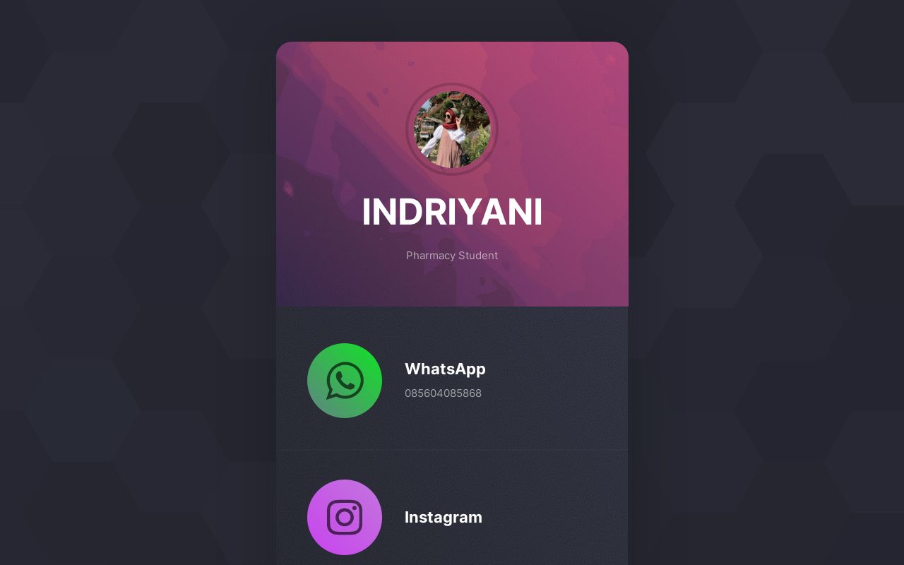 Carrd profile picture for @indriyani
